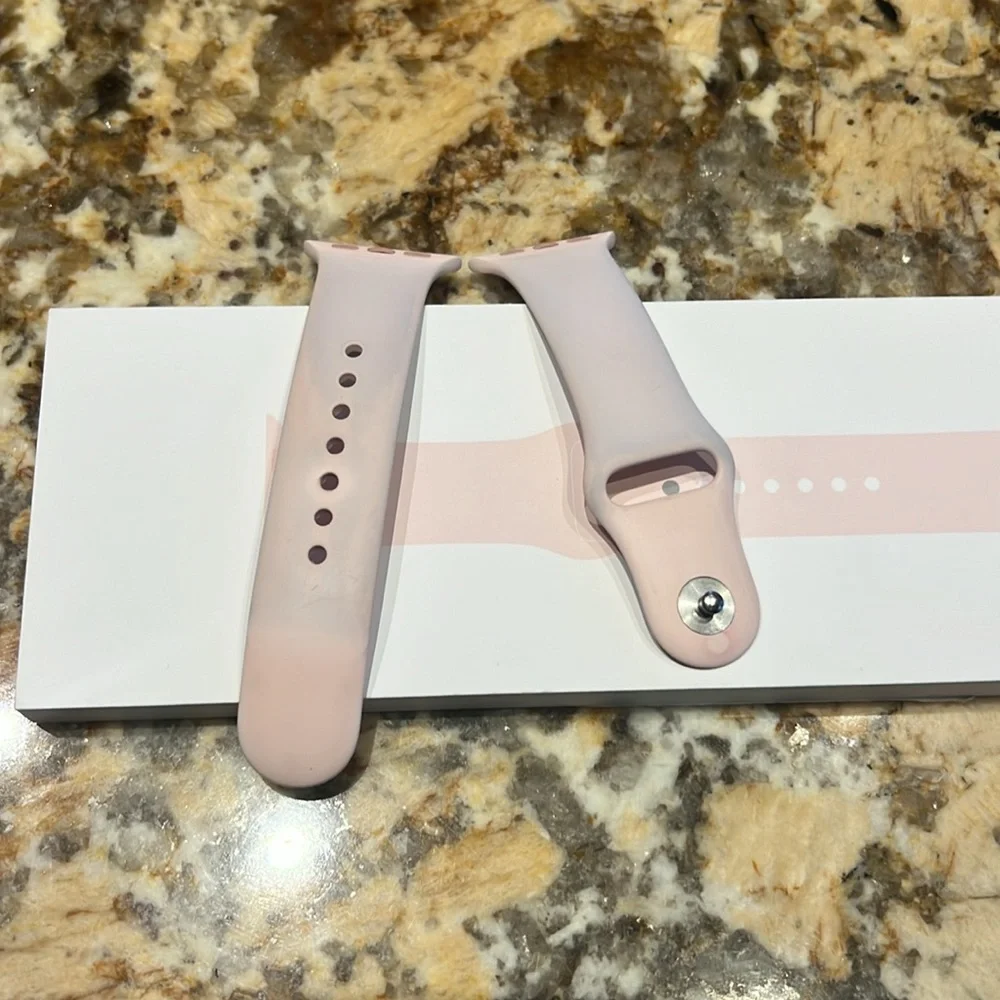 Apple Watch small medium blush pink band